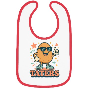 Discover Taters – Cool Potato Retro Style Bibs
