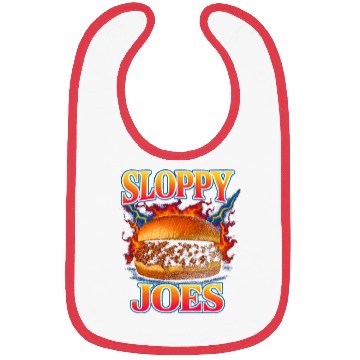 Discover Sloppy Joes Favorite Food Funny Weird 90s Bibs