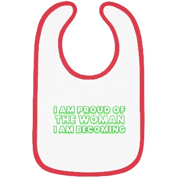 Discover Empowering Woman Affirmation Design Bibs