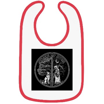 Discover Dark Forest and Fox Design Bibs