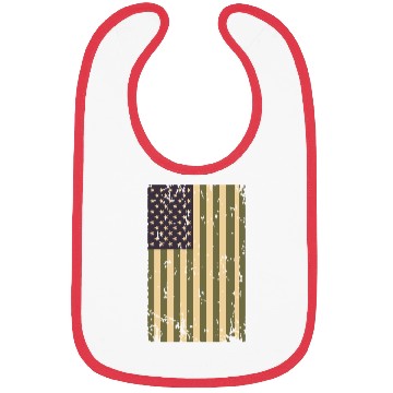 Discover Camouflage US Flag Bibs
