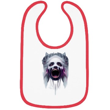 Discover Haunted Puppet Horror Art Bibs