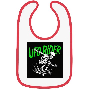 Discover UFO Skeleton Skateboard Design Bibs