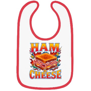 Discover Ham And Cheese Sandwich Favorite Food Weird 90s Bibs