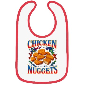 Discover Chicken Nuggets Favorite Food Weird 90s Nuggets Bibs