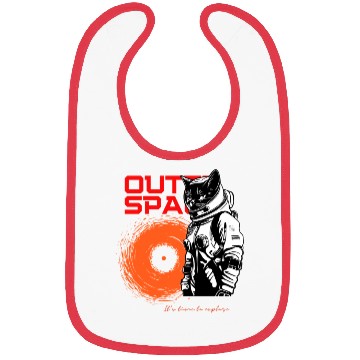 Discover Space Cat Astronaut Adventure Bibs