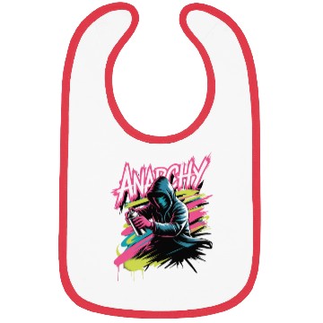 Discover Graffiti-Inspired Hooded Rebel Design Bibs
