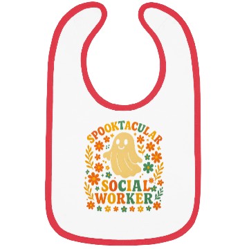 Discover Spooktacular Social Worker Design Bibs