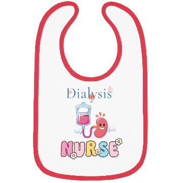 Discover Dialysis Nurse Illustration Bibs