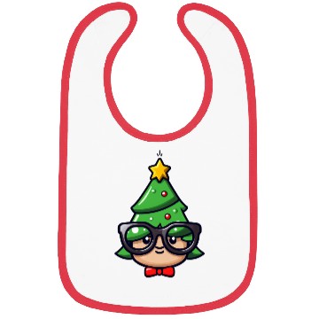 Discover Festive Geek Christmas Tree Design Bibs