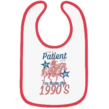 Discover 90s Nostalgic Cowgirl Design Bibs