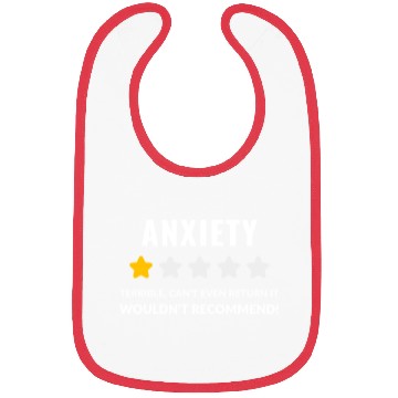Discover Abstract Anxiety and Emotions Illustration Bibs