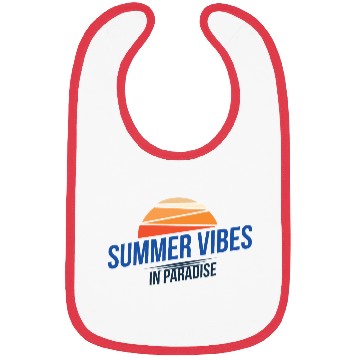 Discover Summer Vibes in Paradise Design Bibs