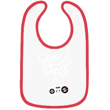 Discover Game Over Gaming Console Illustration Bibs