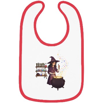 Discover Enchanted Witch Potion Craft Design Bibs