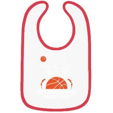 Discover Basketball Coach Voice – Funny Basketball Coach  Bibs