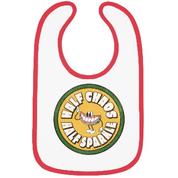 Discover Watermelon Half with Playful Smile Bibs