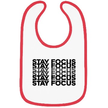 Discover Inspirational Focus Typography Design Bibs