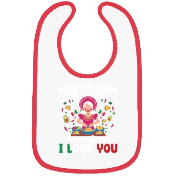 Discover Mexican Moms Abuelita Grandma Food Gift Bibs
