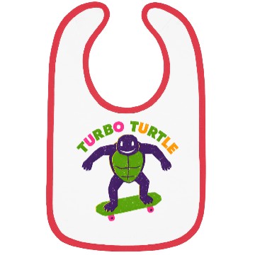 Discover Galactic Turtle Skateboard Design Bibs