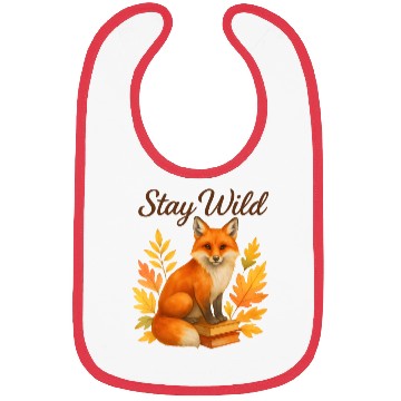 Discover Stay Wild – Autumn Fox Bibs