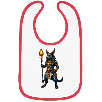 Discover Egyptian Anubis Inspired Mystical Design Bibs