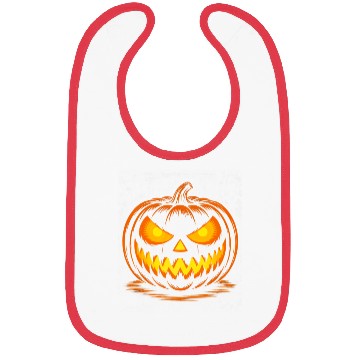 Discover Scary Spooky Jack O Lantern Face Pumpkin Halloween Bibs