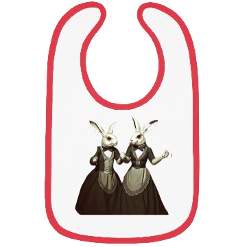 Discover Elegant Rabbit Couple Costume Design Bibs