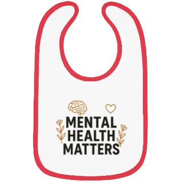 Discover Mental Health Matters | Positive Mindset Graphic T Bibs