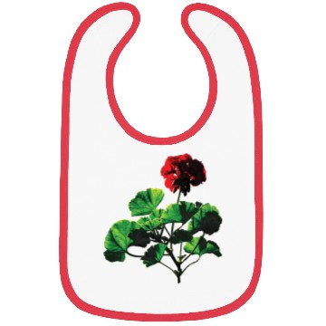 Discover Backlit Red Geranium Bibs