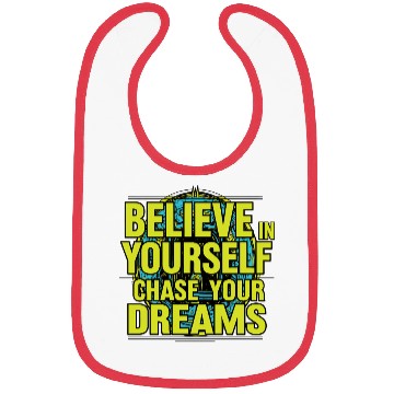 Discover Inspirational Dream  Typography Design Bibs