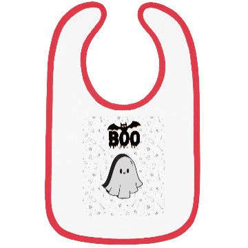 Discover Cute Ghost Halloween Trick or Treat Bibs