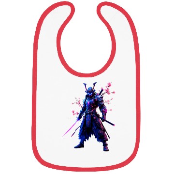 Discover Neon Samurai Warrior Bibs