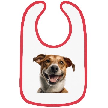 Discover Joyful Jack Russell Dog Illustration Bibs