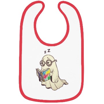 Discover Kooky Ghost Reading with Colorful Book Bibs
