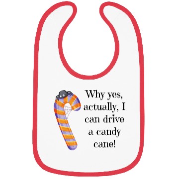 Discover Funny Quote Halloween Candy Cane with Spider Bibs