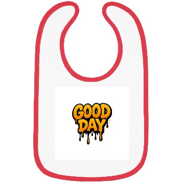 Discover Graffiti Style Good Day Text Design Bibs