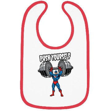 Discover Superhero Push Yourself Gym Bibs Bibs