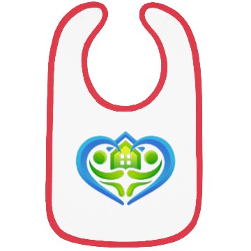 Discover Creative Heart Home Embrace Design Bibs
