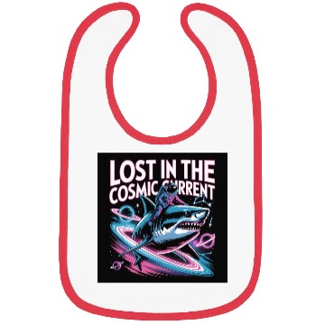 Discover Cosmic Shark Adventure Bibs