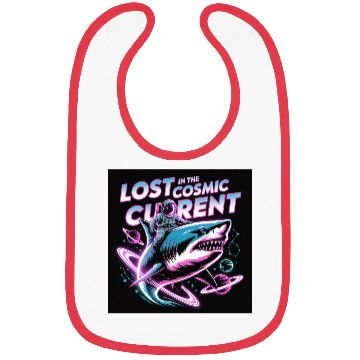 Discover Lost in the Cosmic Shark Adventure Bibs