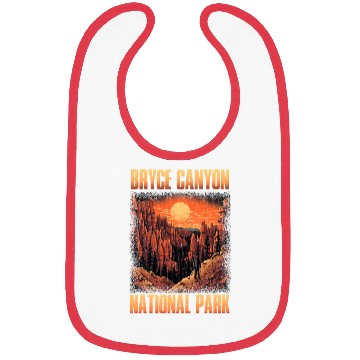 Discover Bryce Canyon National Park Sunset Illustration Bibs