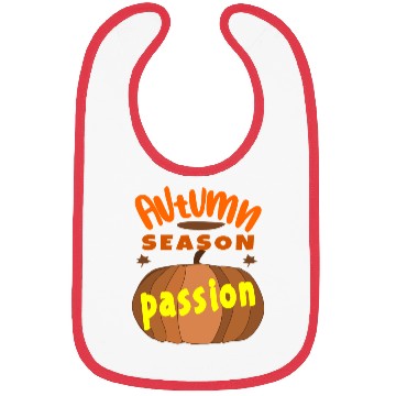 Discover Autumn Passion Pumpkin Design Bibs