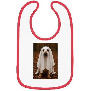 Discover Autumn Forest Ghost Dog Tapestry Bibs