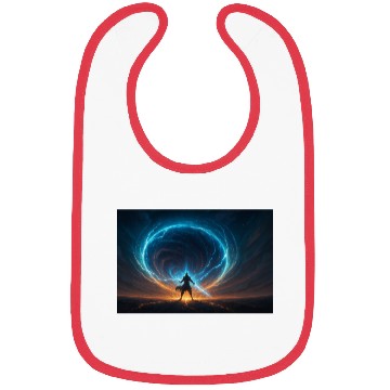 Discover Epic Cosmic Warrior with Energy Vortex Bibs