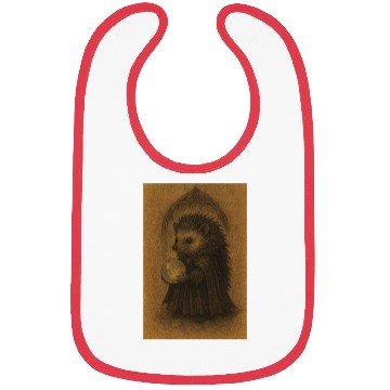 Discover Hedgehog Wizard with Crystal Ball Bibs