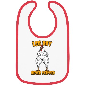 Discover Funny Leg Day Bibs | Leg Day Never Bibs