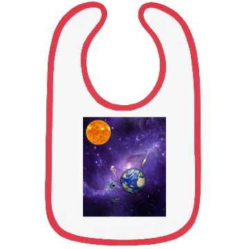 Discover Cosmic Space Adventure Design Bibs