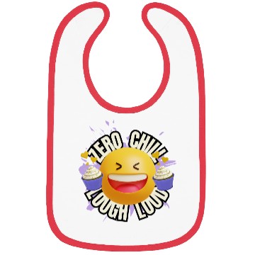 Discover Happy face with Cupcakes Design Bibs