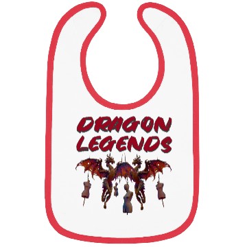Discover Dragon Legends Artistic Illustration Bibs